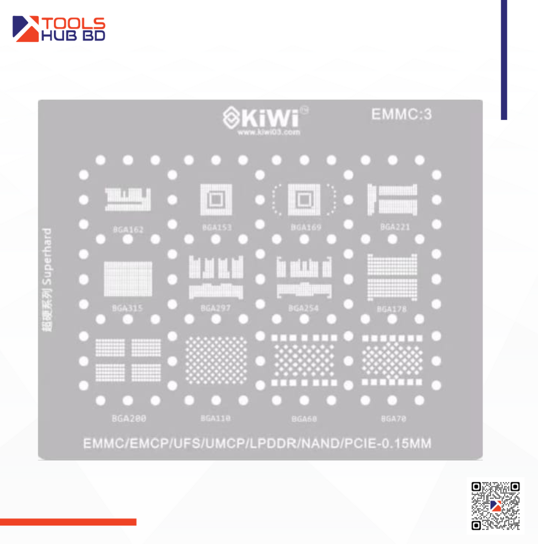 kiwi stencil ic plate emmc3