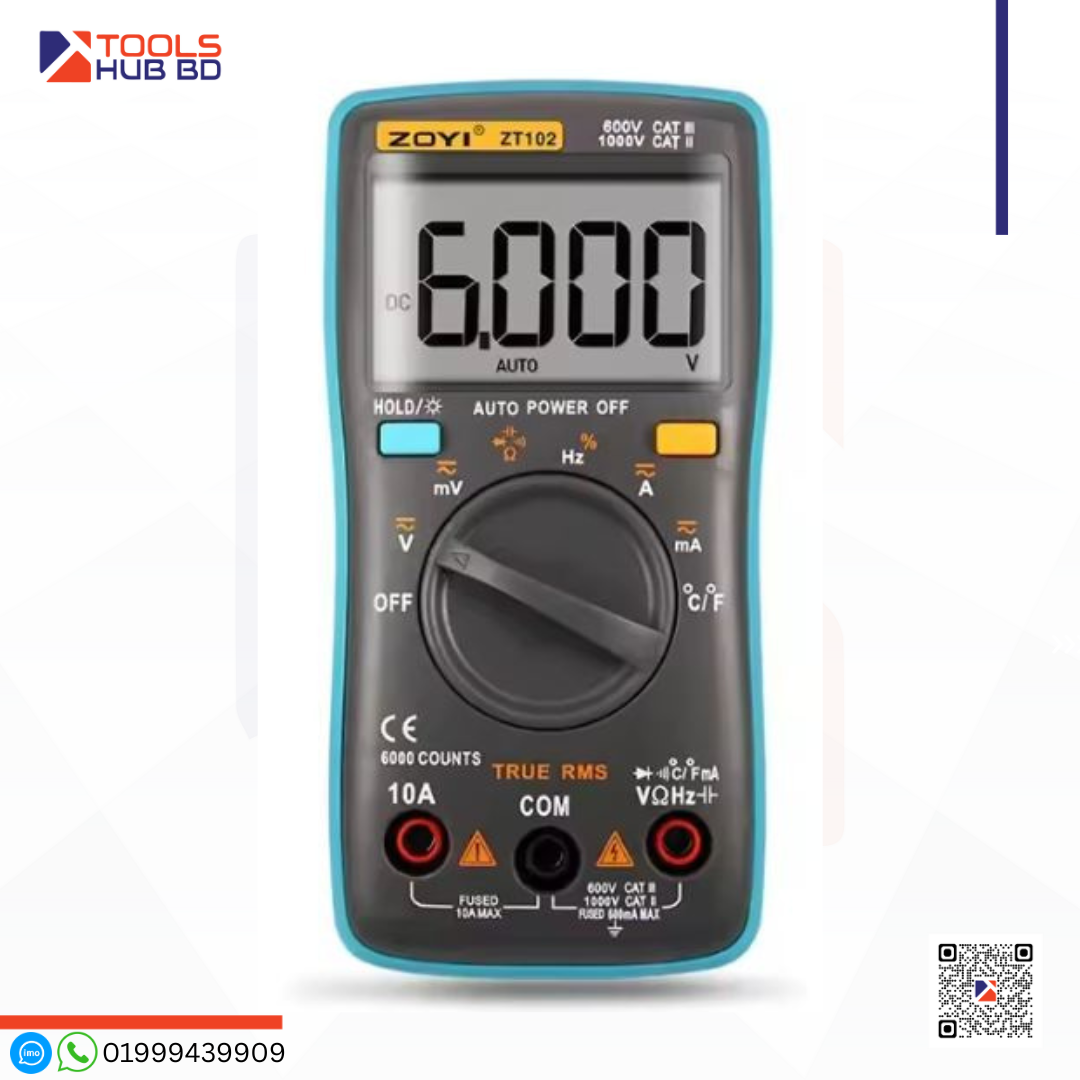 ZOYI ZT102 Multimeter Digital 6000 Count